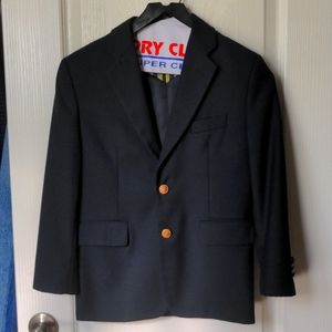 Boys Nautica Dark Navy Dress Blazer Size 10 Regular